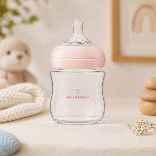 Biberon Mammia Natural Feeling Anti-Colique 120 ml – Dès la Naissance