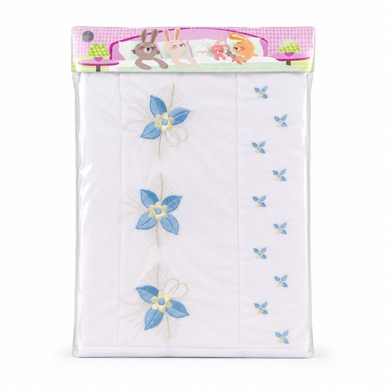 Couverture légère pour bébé brodée – Douce et respirante