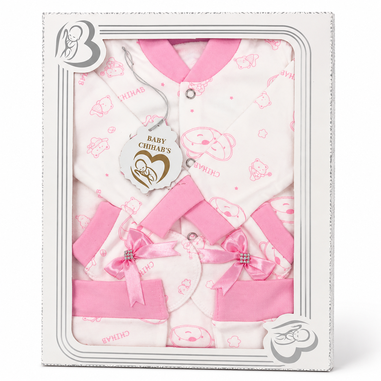 Coffret naissance avec tenue et accessoires pour bébé