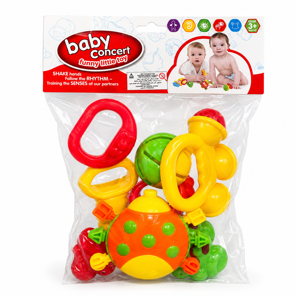 Set de Hochets et Jouets d’Éveil pour Bébé