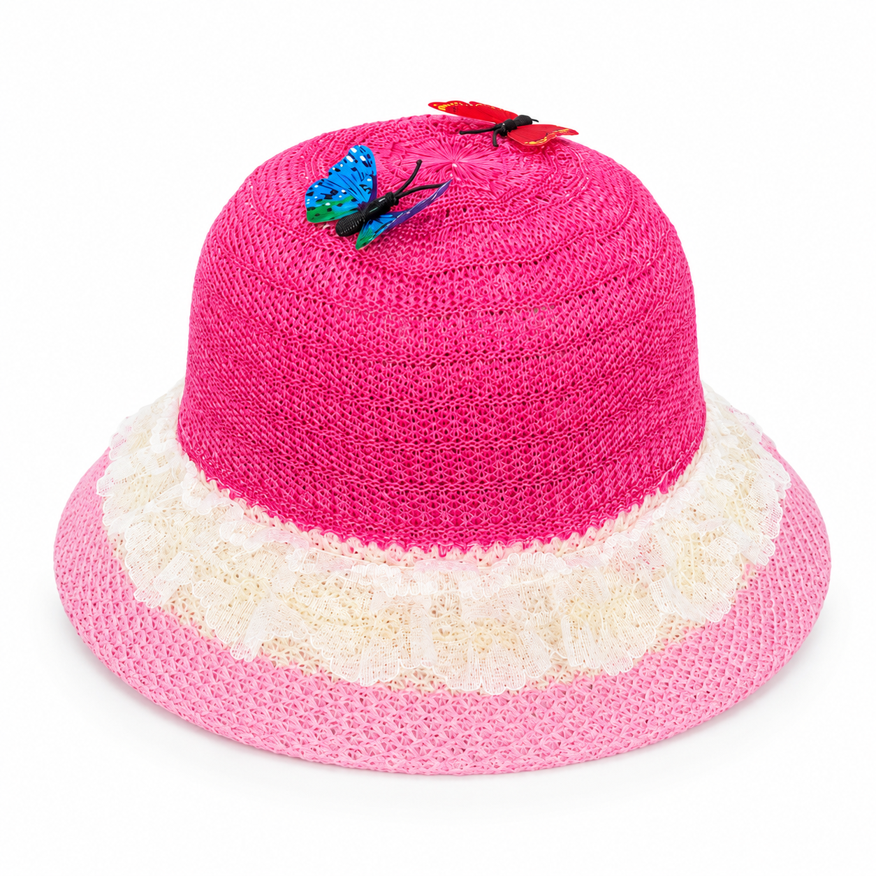 Chapeau d’été léger et fleuri pour enfant