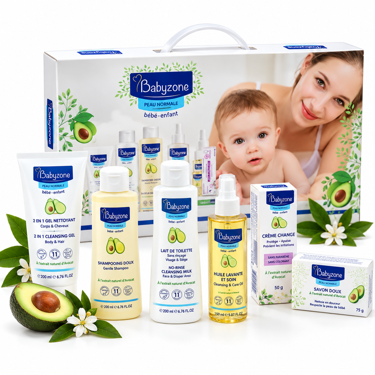 Coffret de Soin Bébé Babyzone – Avocat & Ingrédients d’Origine Naturelle