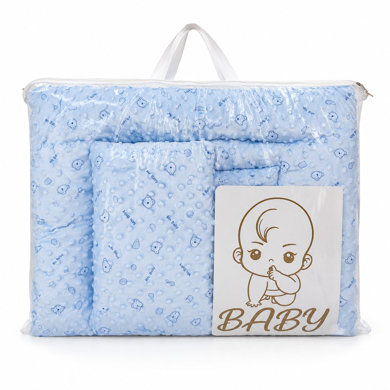 Ensemble de literie doux pour bébé avec coussin