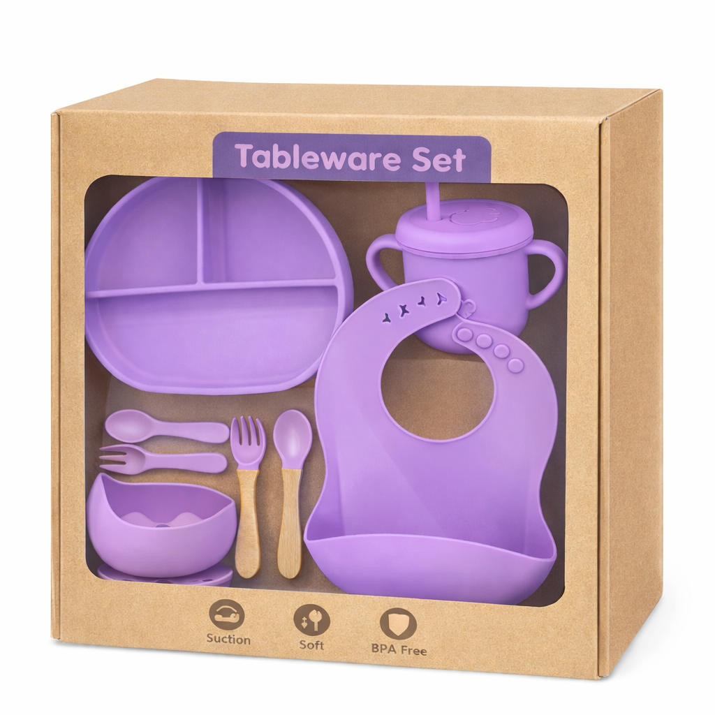 Assiettes pour Bébé Silicone