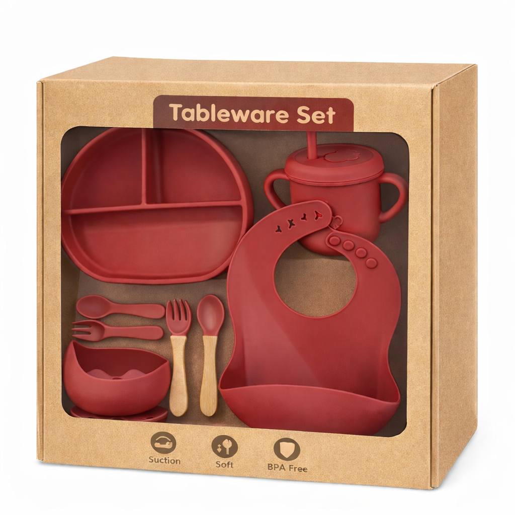 Assiettes pour Bébé Silicone