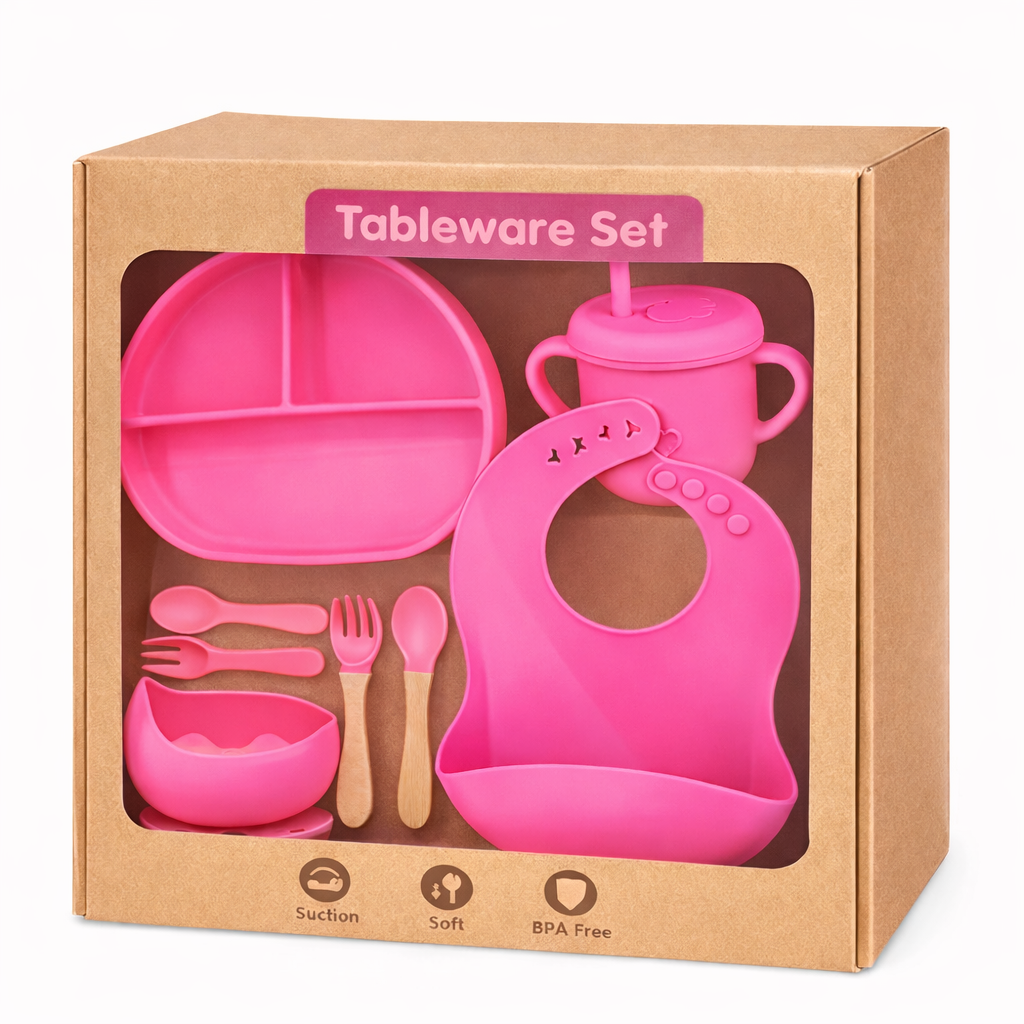 Assiettes pour Bébé Silicone