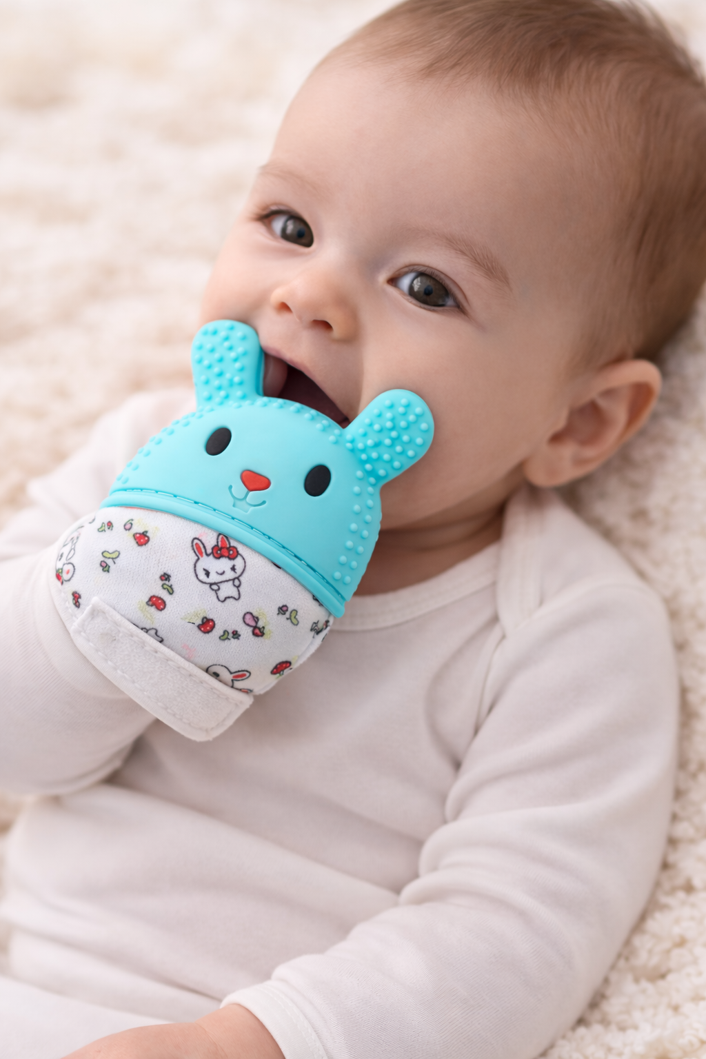 Gant de Dentition en Silicone pour Bébé