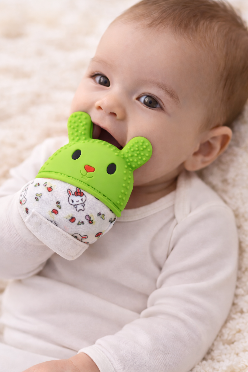 Gant de Dentition en Silicone pour Bébé