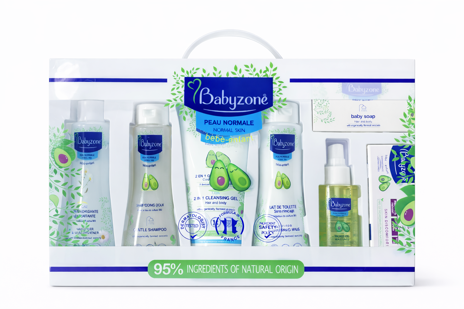 Coffret Babyzone Avocat - 95% Ingrédients d'Origine Naturelle
