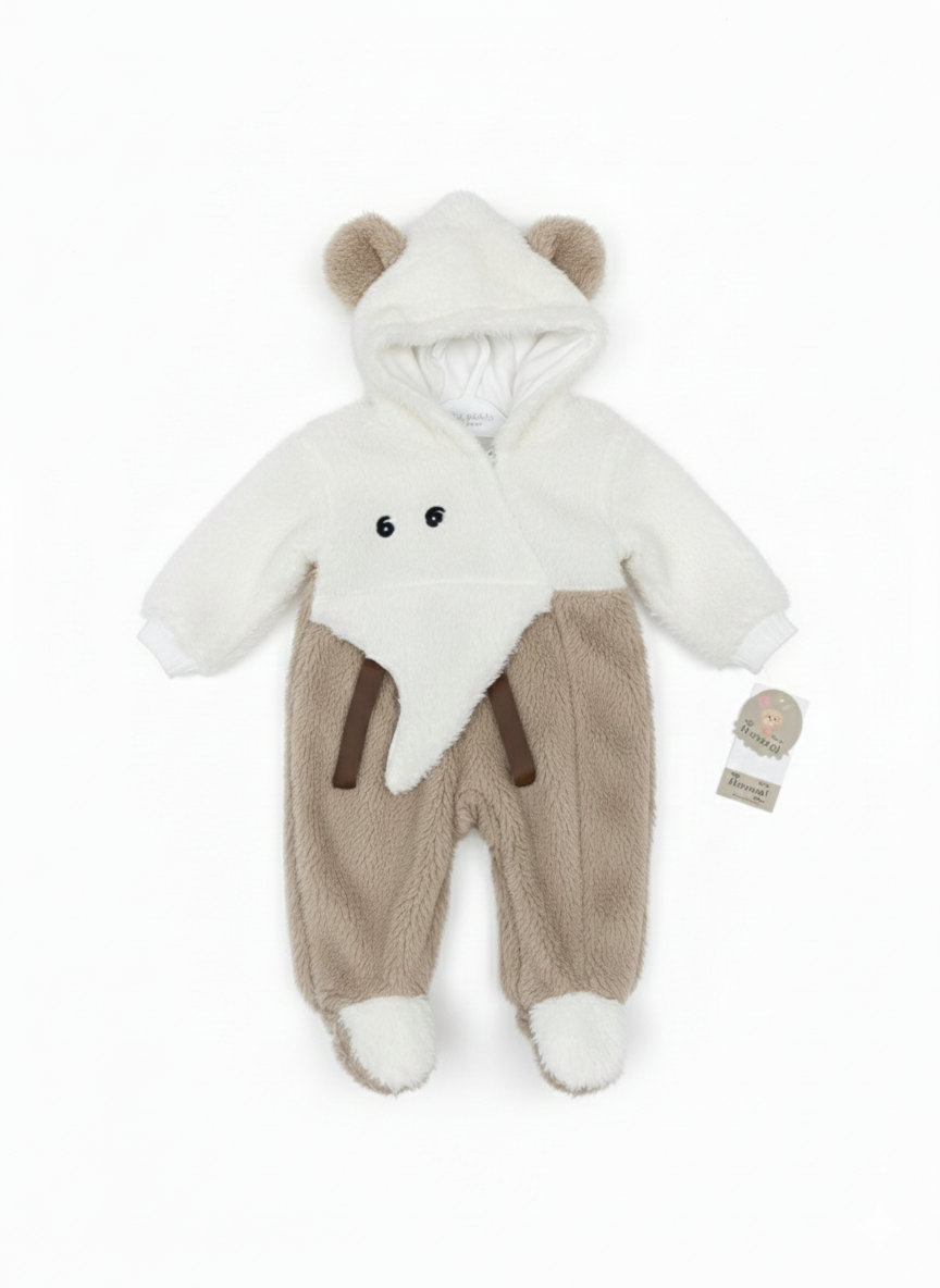 Combinaison éléphant bébé ultra douce