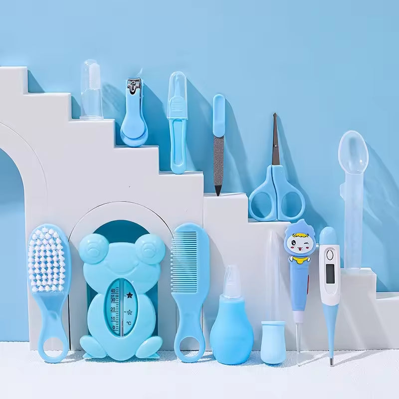 Kit de Soin Bébé 13 Pièces – Hygiène, Toilette & Manucure