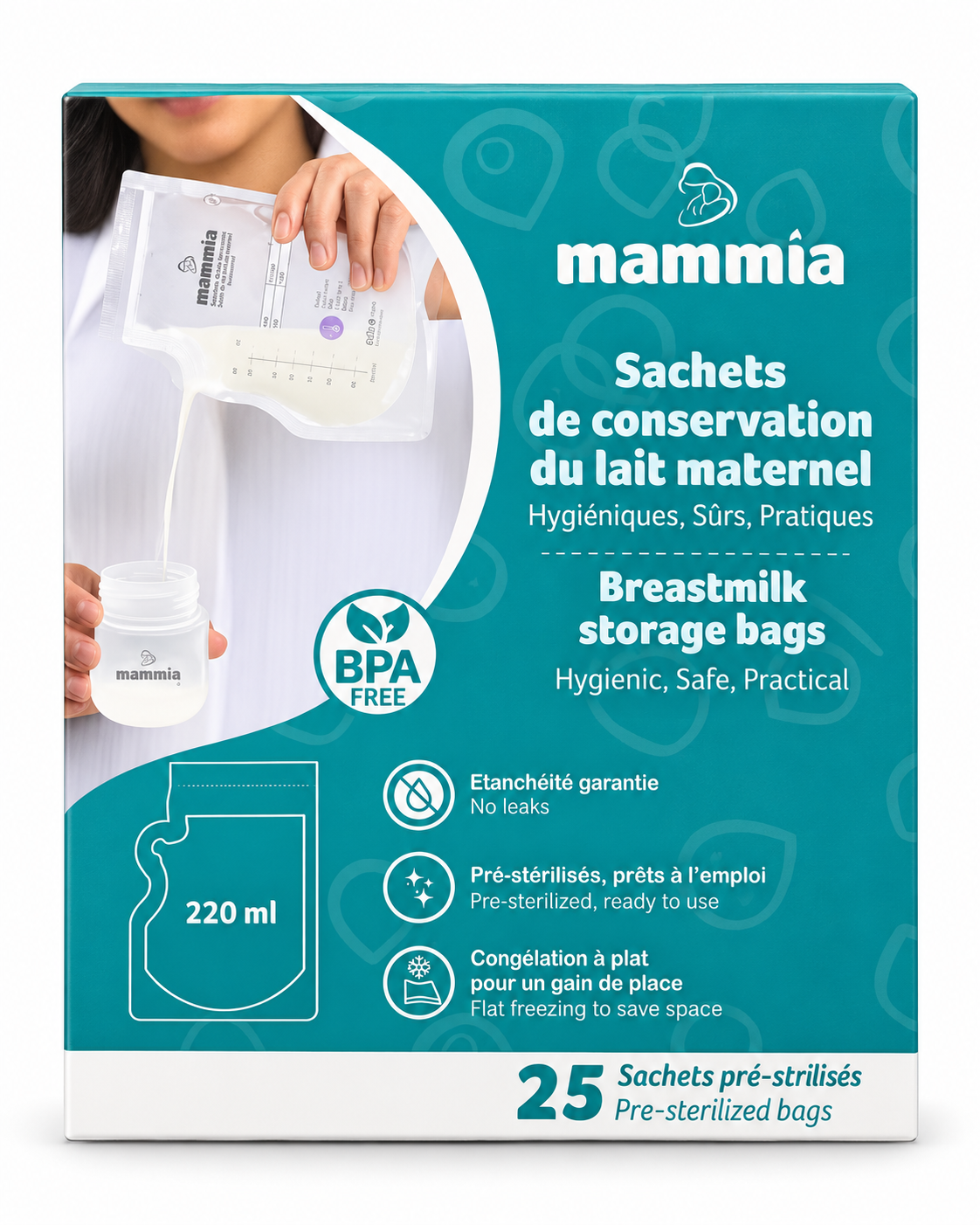 25x Sachets Lait Maternel Mammia