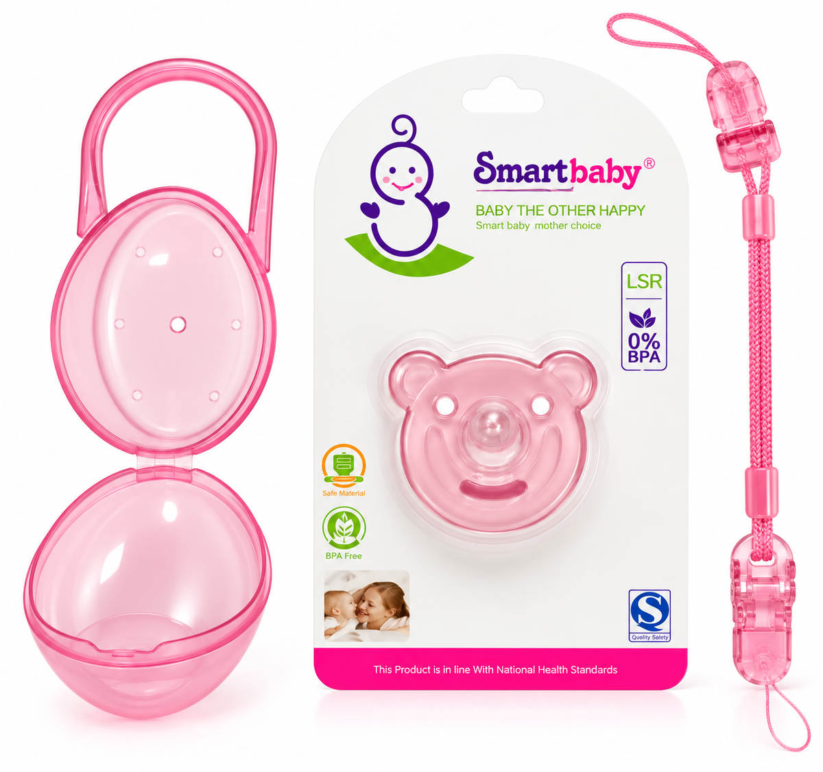 Sucette Physiologique Transparente BPA 0%