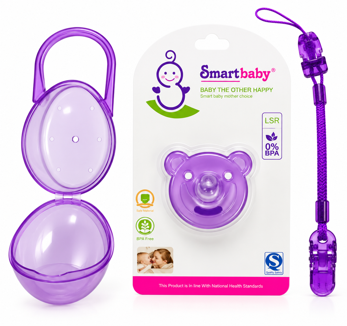 Sucette Physiologique Transparente BPA 0%