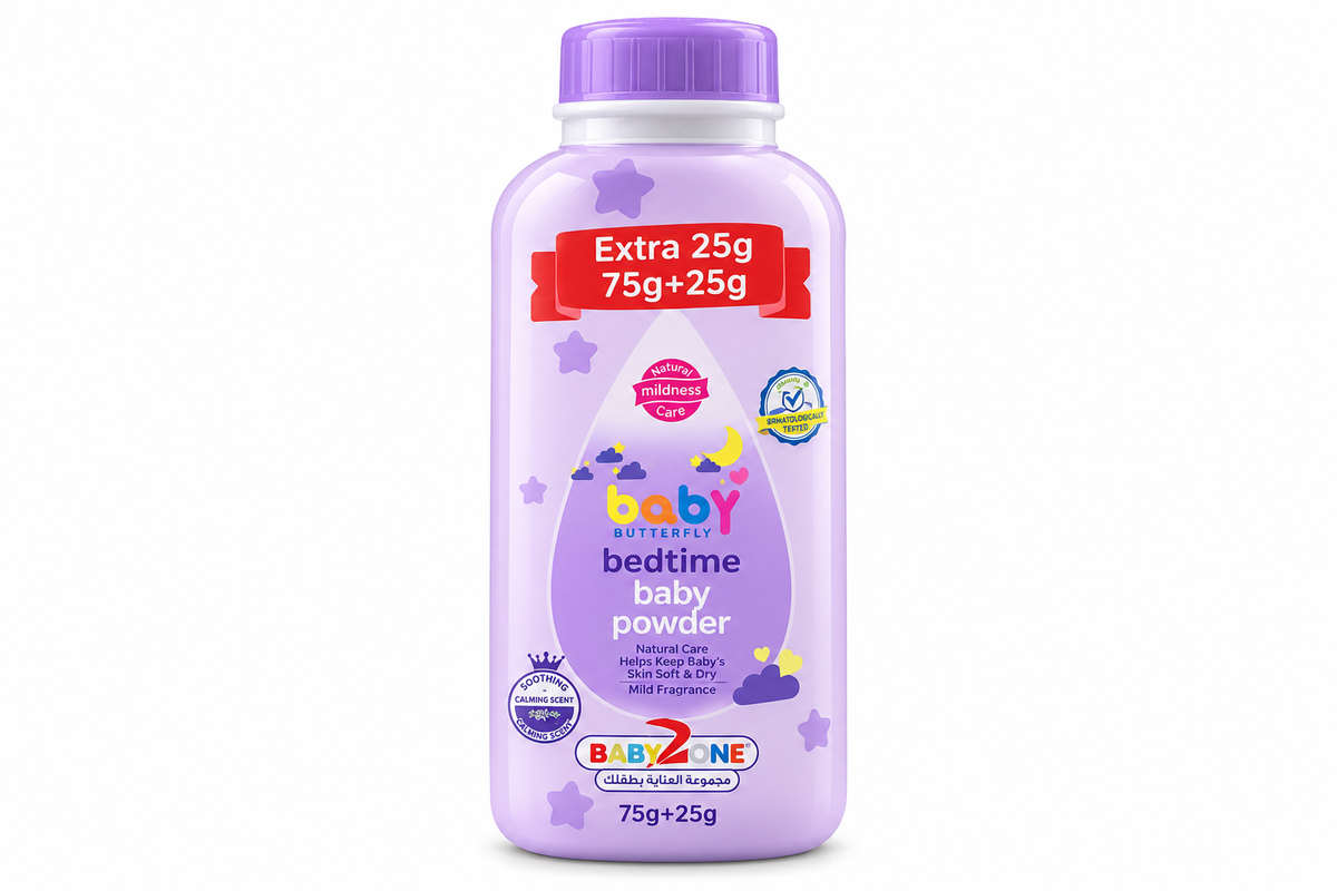 Baby Butterfly Bedtime poudre pour bébé 75 g plus 25 g