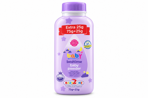 Baby Butterfly Bedtime poudre pour bébé 75 g plus 25 g