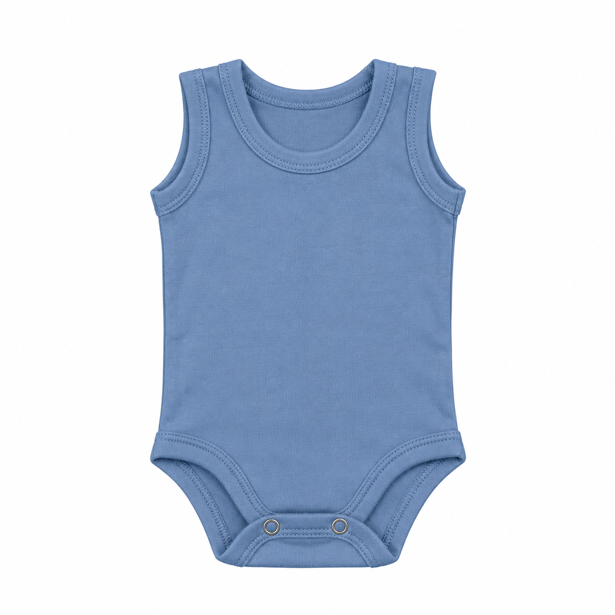 Body bébé sans manches bleu – taille 0 mois