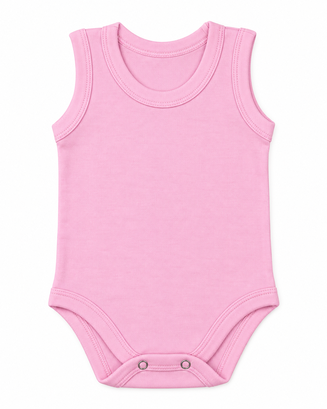 Body bébé sans manches rose pastel – taille 0 mois