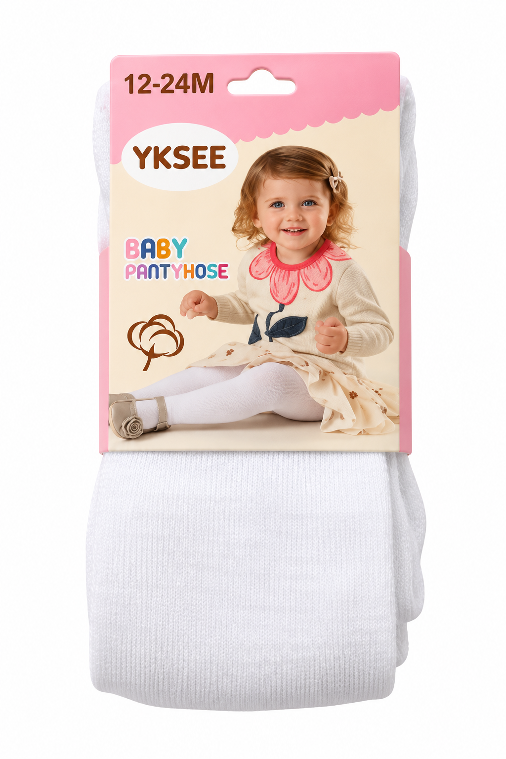 Collants bébé blancs 12 à 24 mois