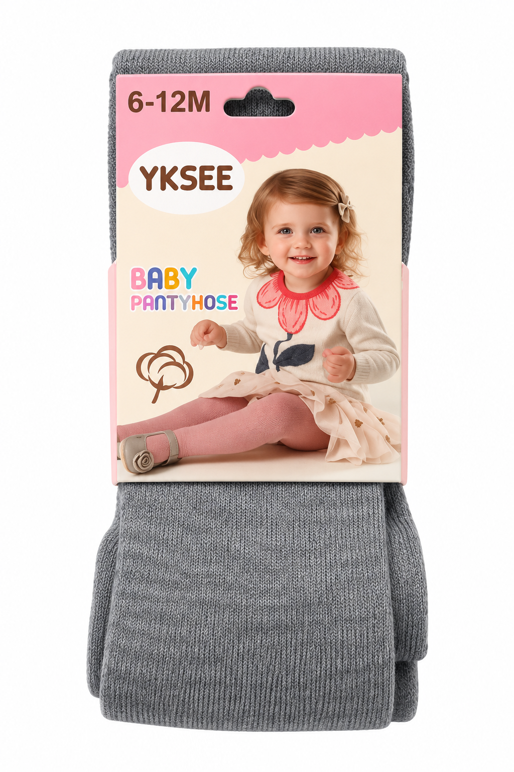 Collants bébé gris 6 à 12 mois