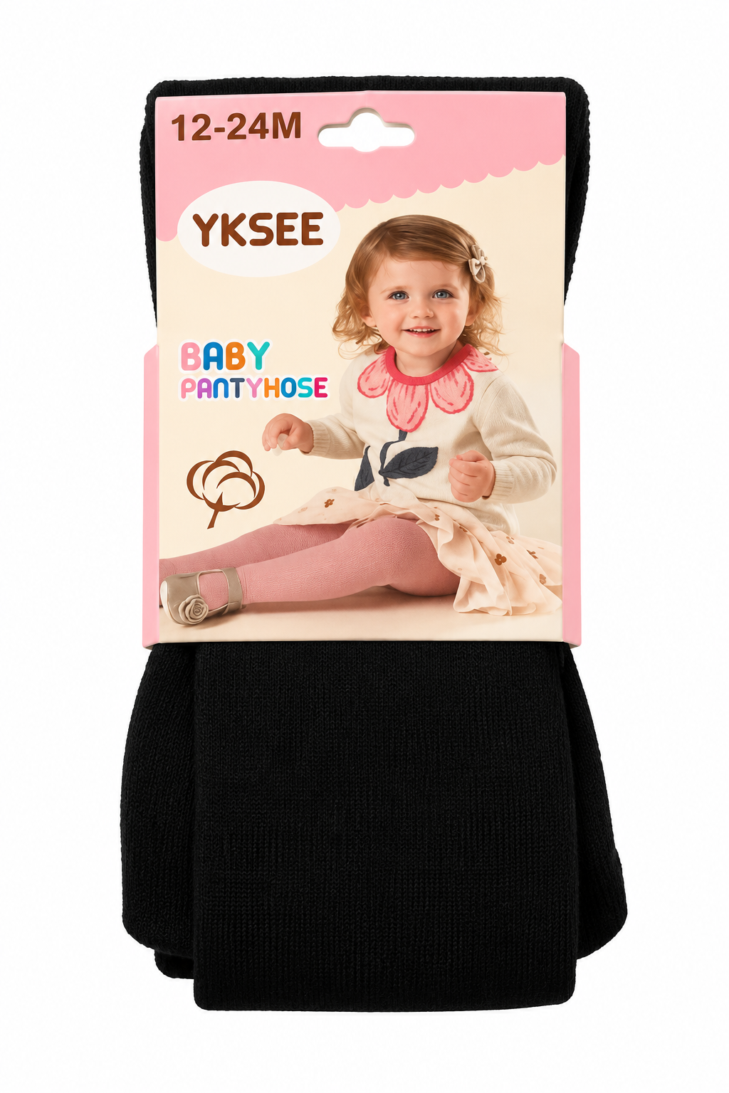 Collants bébé noirs 12 à 24 mois