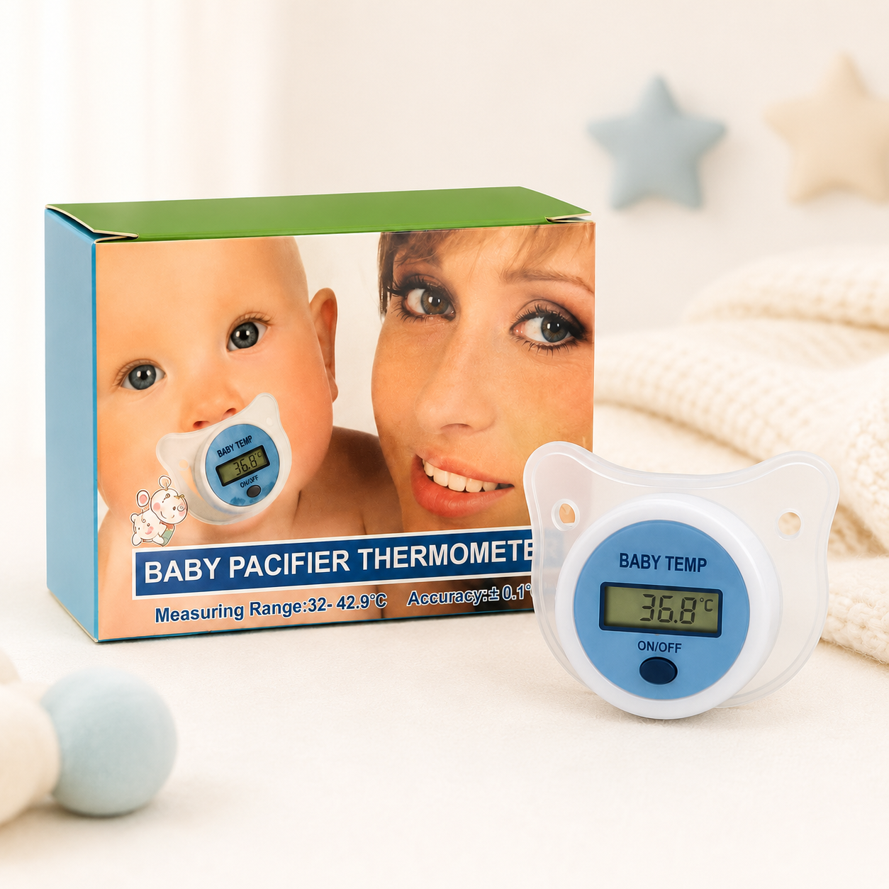 Sucette thermomètre