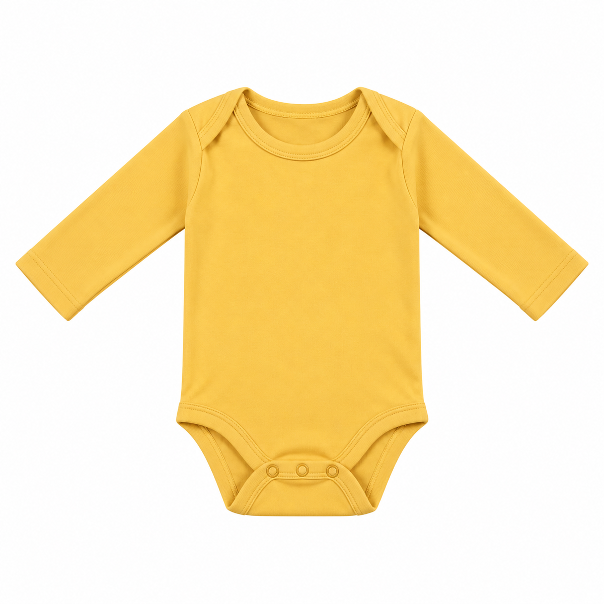 Grenouillère bébé 100 % coton jaune pastel