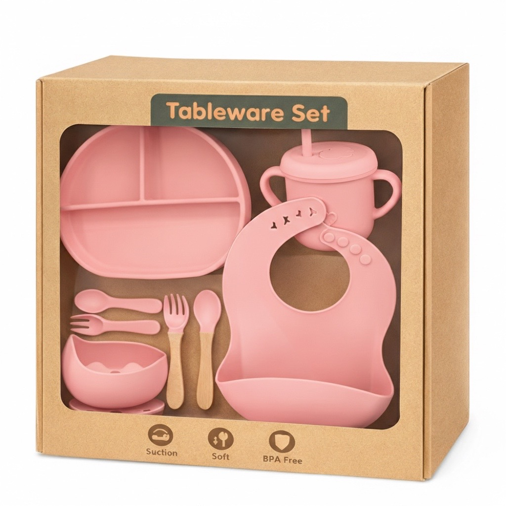 Assiettes pour Bébé Silicone