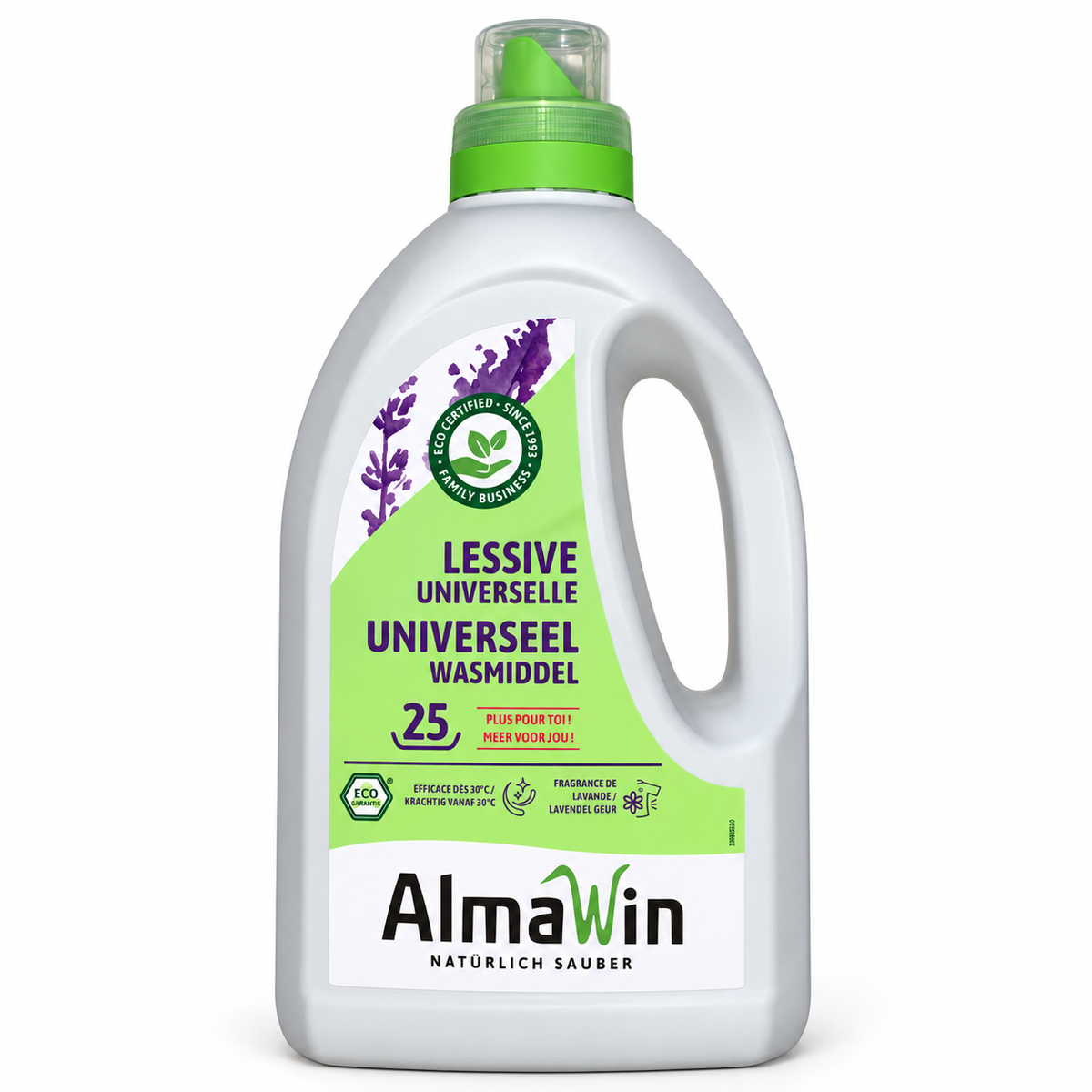 Lessive universelle AlmaWin lavande - 25 lavages
