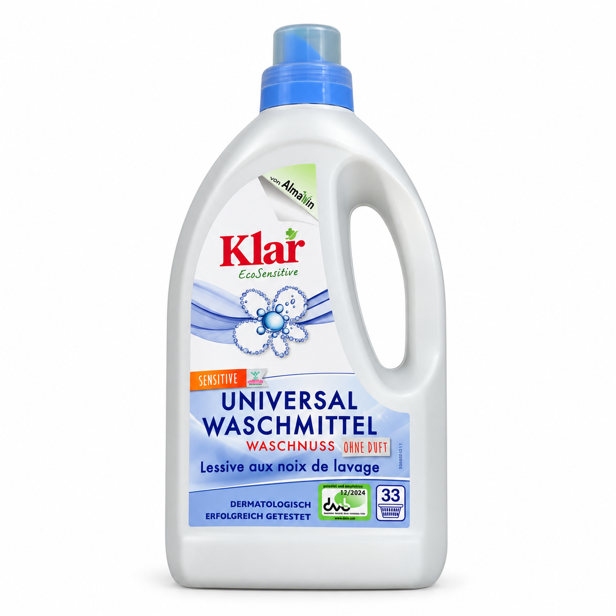 منظف ​​Klar Sensitive العالمي بدون عطر - 33 غسلة
