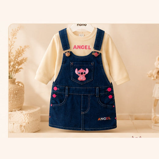 Dungarees Angel + Undershirt