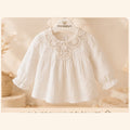 Blouse Blanche Col Dentelle
