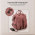 Sac à langer USB Rose