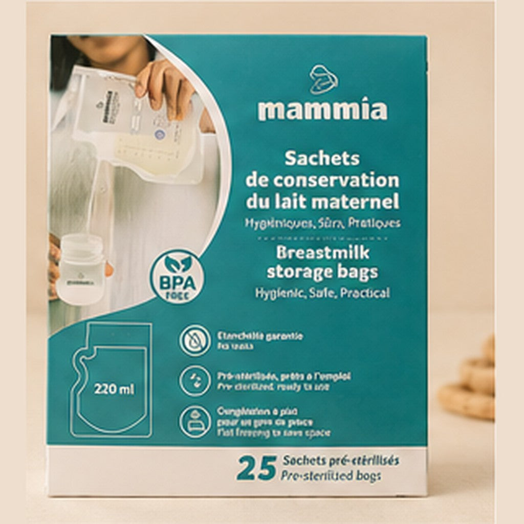 Sachets de Conservation Lait Maternel Mammia