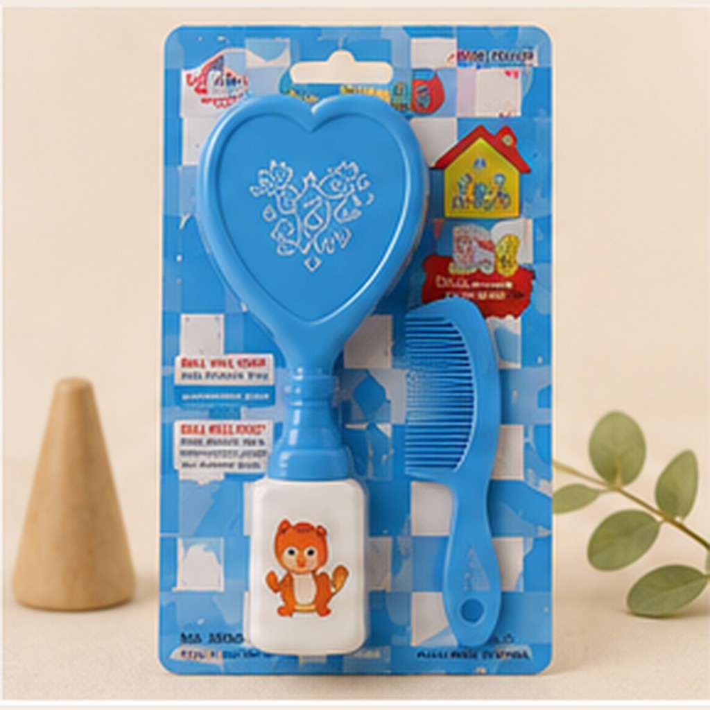 Musical baby brush and comb