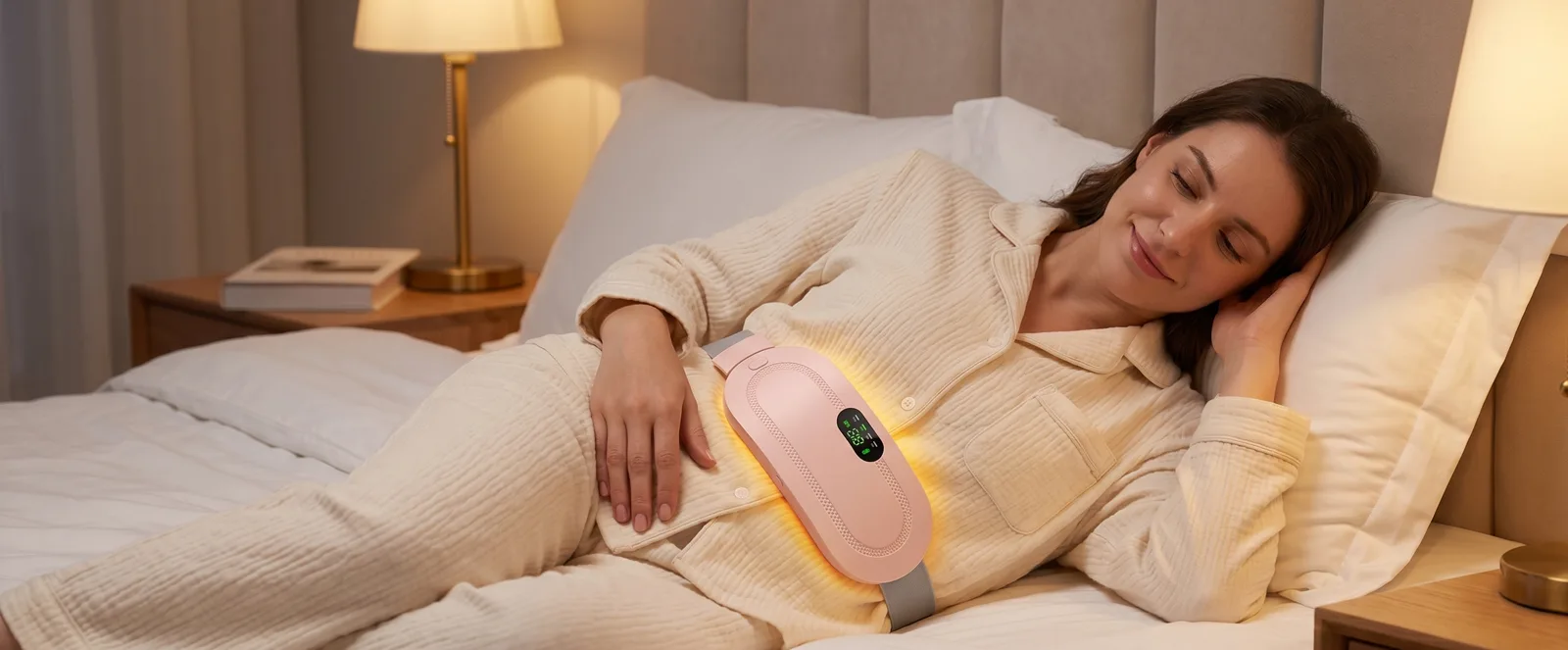 Belly Warmer utilise au lit
